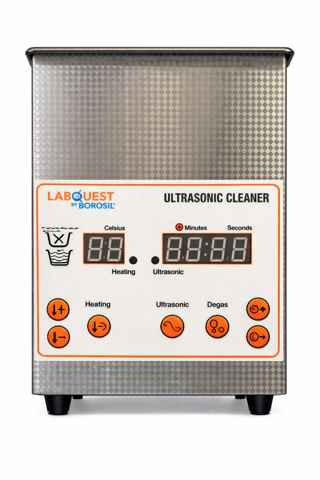 Borosil Digital Ultrasonic Bath UCB025 | 1.5 Liter Tank Capacity Lab Cleaning System